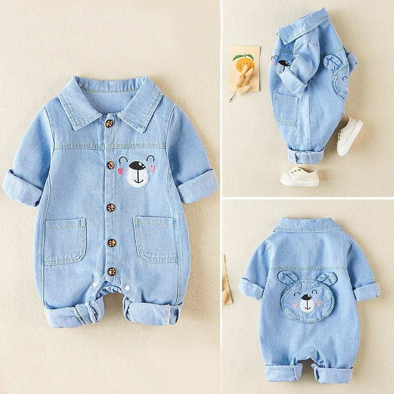 Spring And Autumn Denim Going Out Jumpsuits
