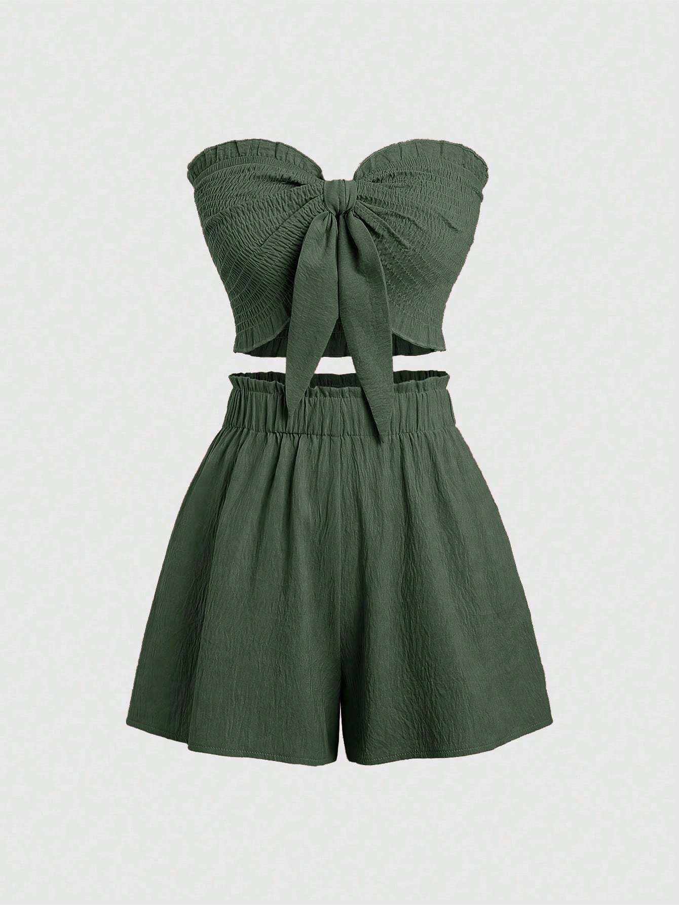 Two Piece Clothes Set With Wrapping Top Summer Co Ordbeach Co Ordfestival Co Ord