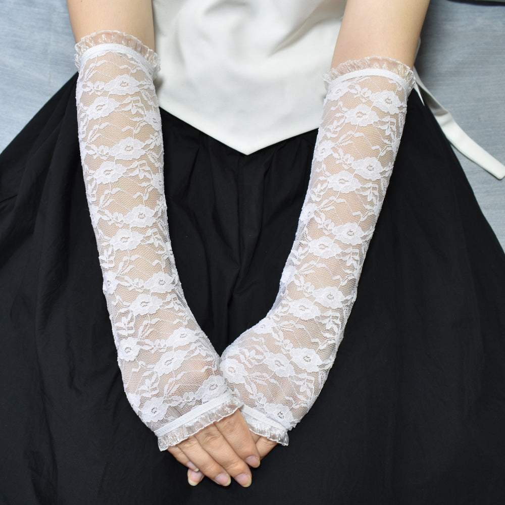 Sleeves Street Sun Protection Arm Guards Finger All-match Gloves