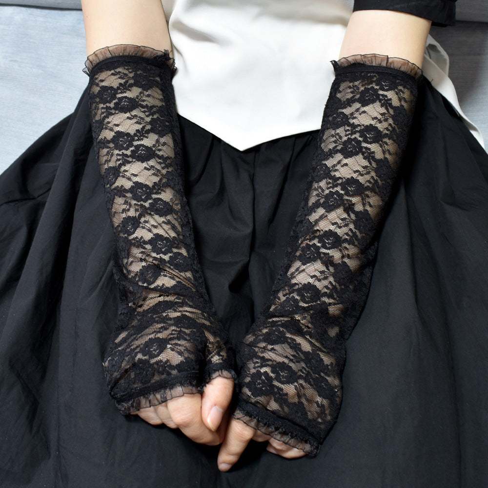 Sleeves Street Sun Protection Arm Guards Finger All-match Gloves