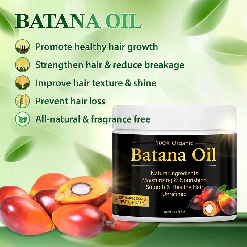 Natural Organic Batana Oil for Hair Growth and Thickness Eliminates SpNatural Organic Batana Oil