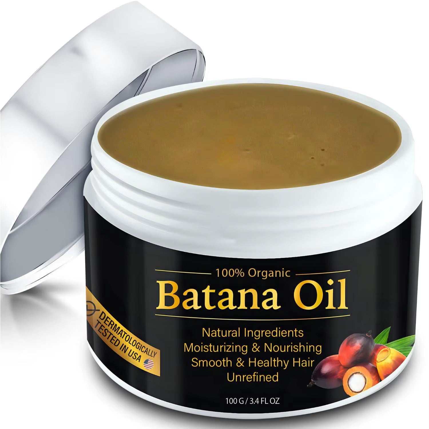 Natural Organic Batana Oil for Hair Growth and Thickness Eliminates SpNatural Organic Batana Oil