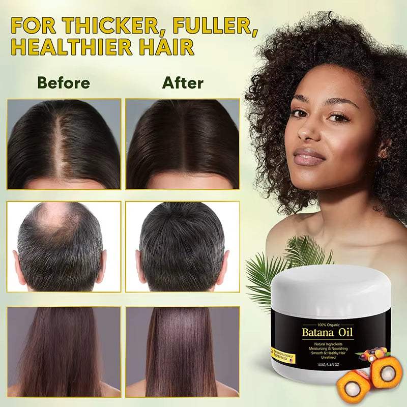 Natural Organic Batana Oil for Hair Growth and Thickness Eliminates SpNatural Organic Batana Oil