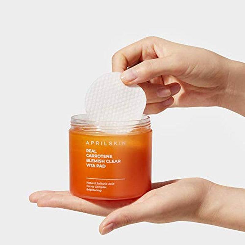 Carrotene Clarifying Pads | Oily, Sensitive, Acne-Prone Skin | Vegan, Carrotene Clarifying Pads