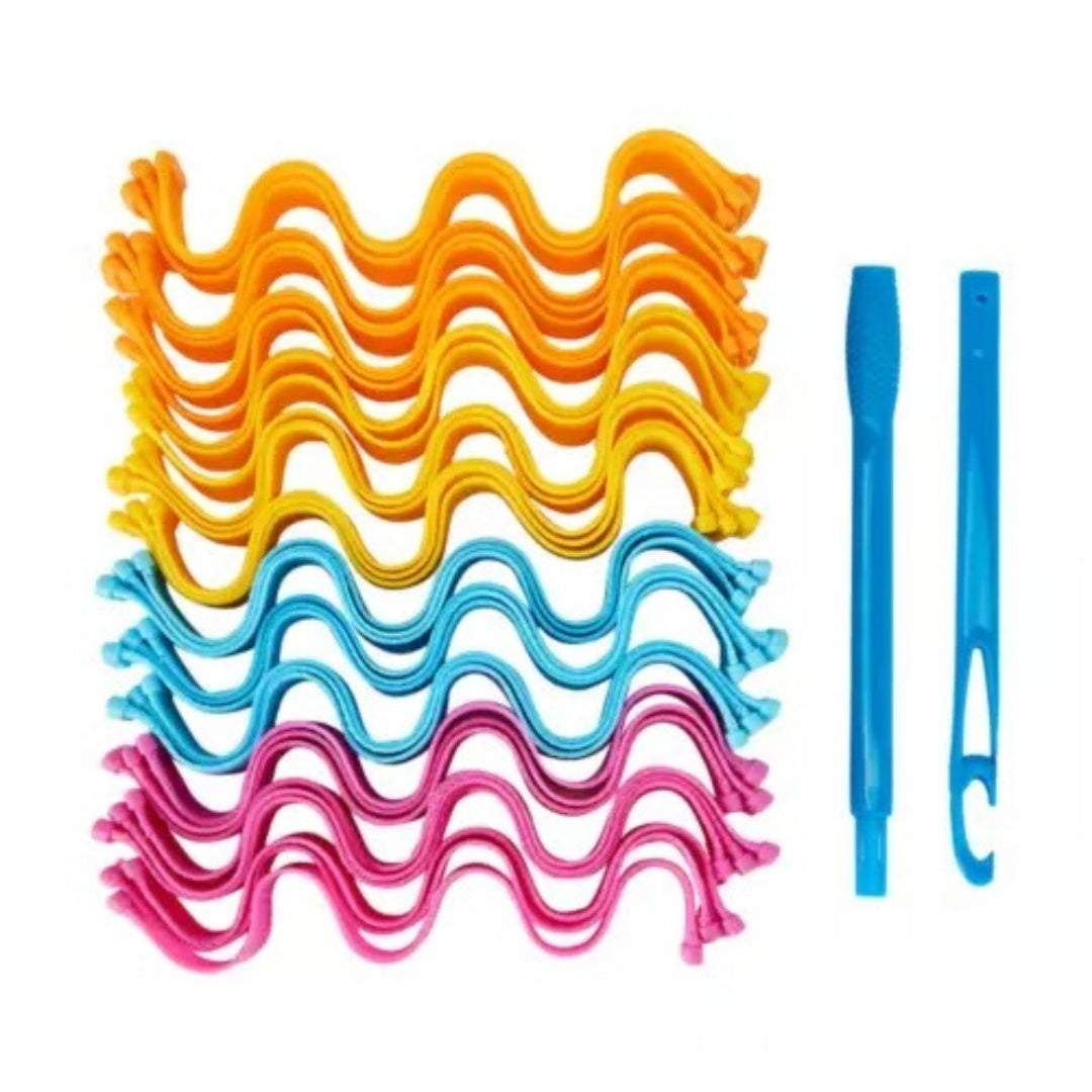 No Heat Hair Curlers Magic Hair Curlers Water Ripple Roll Waves Roll Egg Roll Magic Roll